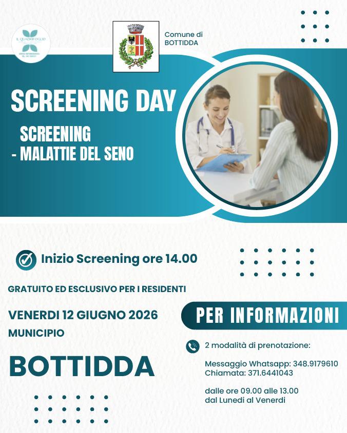 SCREENING MALATTIE DEL SENO