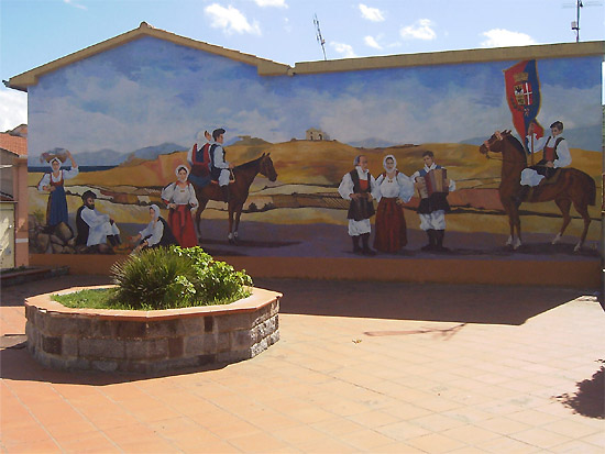 Murales (foto Comune di Bottidda)